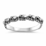 Elephant Band Ring