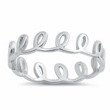 5mm Loop Band Ring 925 Sterling Silver