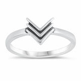 Triple Arrow Ring 925 Sterling Silver Choose Color