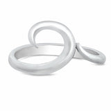 12mm Wave Ring Band 925 Sterling Silver Choose Color