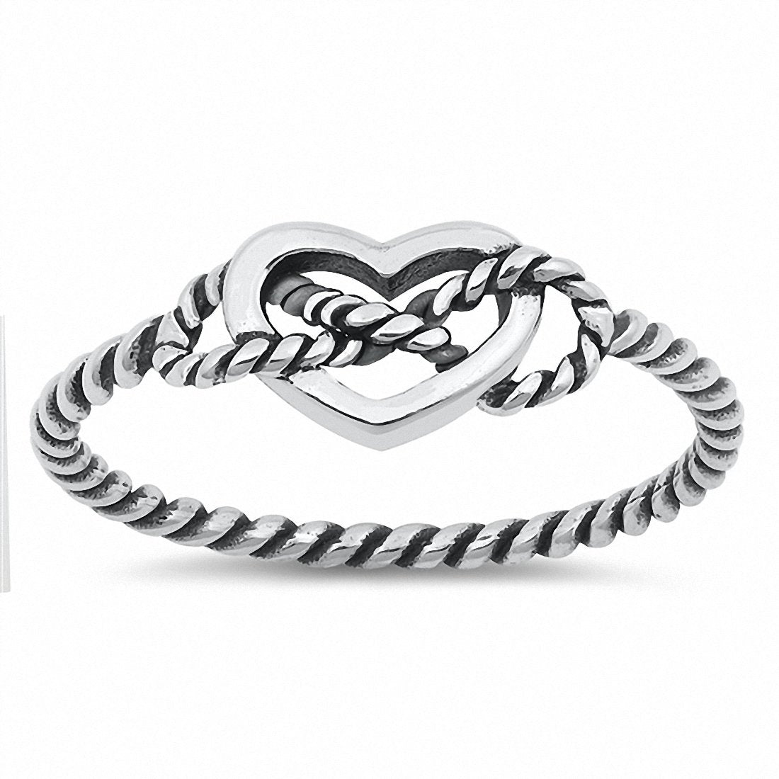 Sideways Sailing Anchor Braided 925 Sterling Silver Choose Color