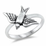Sparrow Band Ring 925 Sterling Silver Choose Color