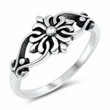 Iron Cross Design Ring Solid 925 Sterling Silver Choose Color
