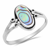 Fashion Oval Ring 925 Sterling Silver Choose Color