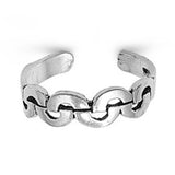 Adjustable Silver Toe Ring Band 925 Sterling Silver (4mm)