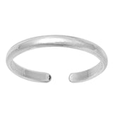 Adjustable Silver Toe Ring Band 925 Sterling Silver (2mm)