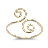 Silver Toe Rings Fashion Jewelry Adjustable 925 Sterling Silver (3mm)