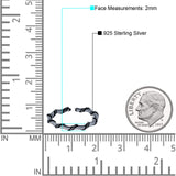 Rope Toe Ring Band Adjustable 925 Sterling Silver (2mm)