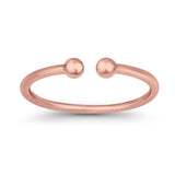 Silver Toe Ring Adjustable Band 925 Sterling Silver (1.5mm)