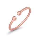 Silver Toe Ring Adjustable Band 925 Sterling Silver (1.5mm)