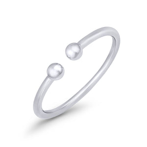 Silver Toe Ring Adjustable Band 925 Sterling Silver (1.5mm)