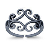 Silver Toe Ring Fashion Jewelry 925 Sterling Silver (10mm)