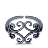 Silver Toe Ring Fashion Jewelry 925 Sterling Silver (10mm)