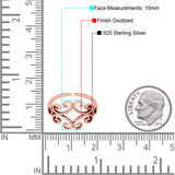 Silver Toe Ring Fashion Jewelry 925 Sterling Silver (10mm)