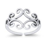 Silver Toe Ring Fashion Jewelry 925 Sterling Silver (10mm)