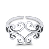 Silver Toe Ring Fashion Jewelry 925 Sterling Silver (10mm)