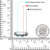 Adjustable Elephants Toe Ring Band 925 Sterling Silver (4mm)