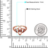 Fleur De Lis Toe Ring Adjustable Band 925 Sterling Silver (11mm)