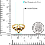 Fleur De Lis Toe Ring Adjustable Band 925 Sterling Silver (11mm)