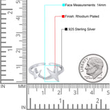 Awesome Starfish Adjustable Toe Ring 925 Sterling Silver for Womens (14mm)