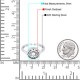 Beautiful Mandala Flower Ring Adjustable Toe Band 925 Sterling Silver (9mm)