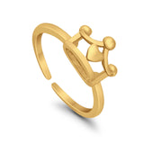 Plain Crown Adjustable Toe Ring Band 925 Sterling Silver (7mm)