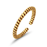 Rope Band Adjustable Toe Ring 925 Sterling Silver (2mm)