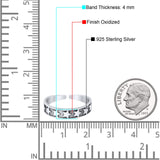 Beautiful Midi Ring Adjustable Stars Toe Band 925 Sterling Silver (4mm)