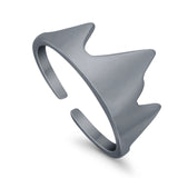 Mountain Adjustable Toe Ring Band 925 Sterling Silver For Women (8.5mm)