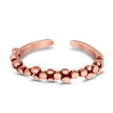 Adjustable Toe Rings For Women Finger Foot Jewelry 925 Sterling Silver (3mm)