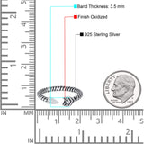 Adjustable Toe Rings Arrow Band Foot Jewelry 925 Sterling Silver (3.5mm)