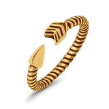 Adjustable Toe Rings Arrow Band Foot Jewelry 925 Sterling Silver (3.5mm)