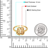 Adjustable Feet Toe Ring Band 925 Sterling Silver (10mm)