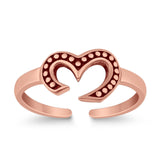 Adjustable Om Toe Ring 925 Sterling Silver(7mm)