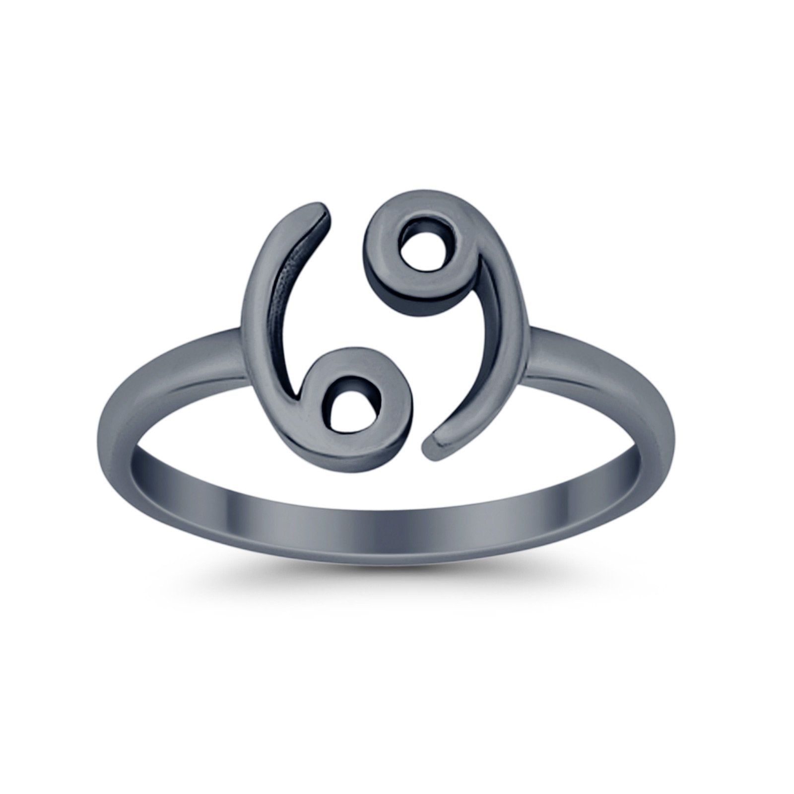 Silver Horoscope Rings Cancer zodiac ring sterling silver 60 photos - Youhoroscope.com