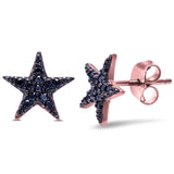 Silver Star Earrings