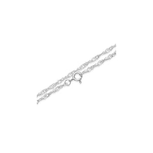 1.6MM Singapore Chain .925 Solid Sterling Silver Sizes "7-26"
