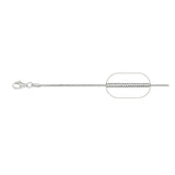 1.2MM Snake Chain .925 Solid Sterling Silver Sizes "7-30"