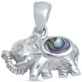 Lucky Elephant Pendant Charm 925 Sterling Silver