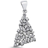 Fashion Pendant Marquise Round Cubic Zirconia 925 Sterling Silver Choose Color