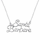 Santa Barbara Necklace Pendant 925 Sterling Silver