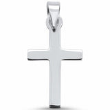 Plain Cross Pendant 925 Sterling Silver
