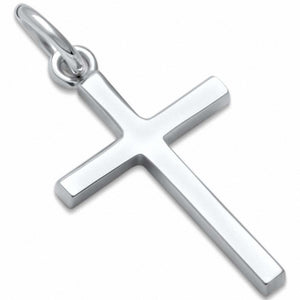 Simple Cross Pendant 925 Sterling Silver
