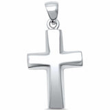 Plain Cross Pendant 925 Sterling Silver