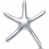 Starfish Charm Pendant 925 Sterling Silver Choose Color