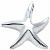 Starfish Pendant Charm 925 Sterling Silver