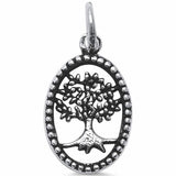 Tree of Life Pendant 925 Sterling Silver Simple Plain Choose Color