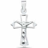 Jesus Cross Pendant 925 Sterling Silver