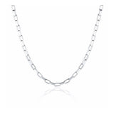 6MM 160 Square Forzatina Chain .925 Solid Sterling Silver Sizes 