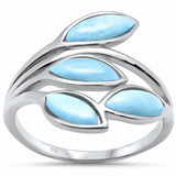 Marquise Design Olive Branch Ring 925 Sterling Silver Choose Color